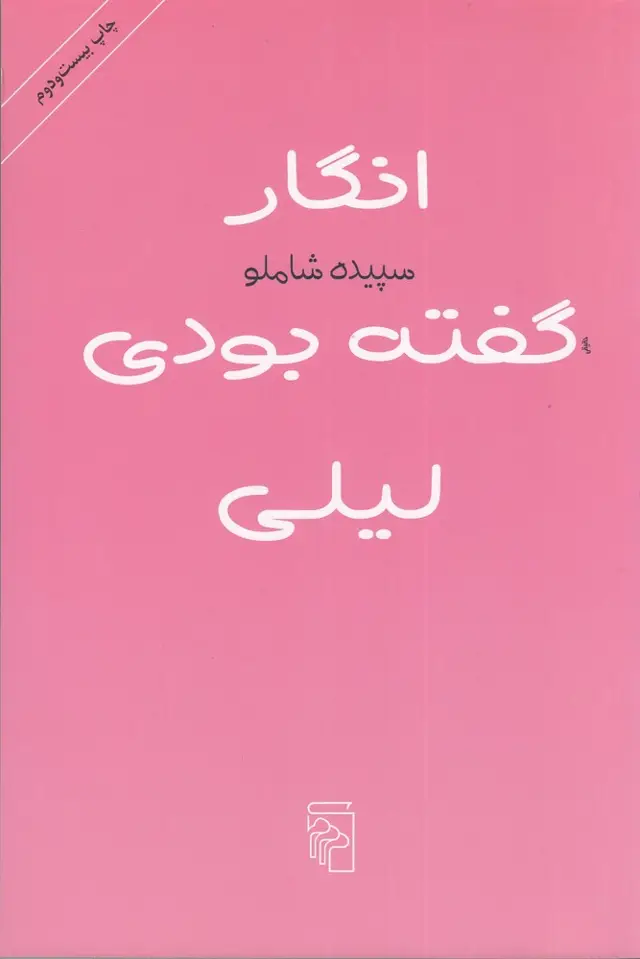 جلد کتاب انگار گفته بودی لیلی