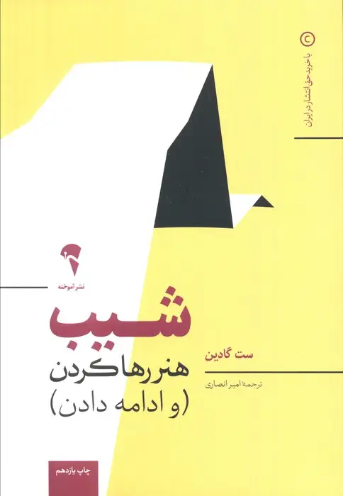 جلد کتاب شیب (هنر رها کردن و ادامه دادن)