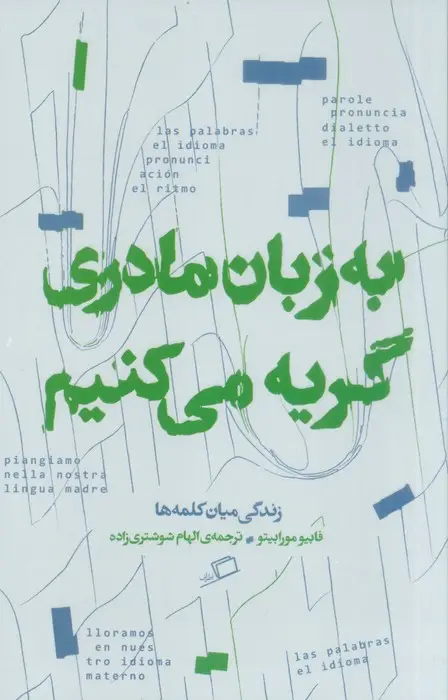 جلد کتاب به زبان مادری گریه می کنم (زندگی میان کلمه ها)