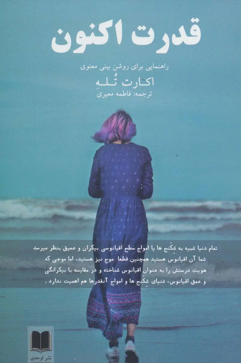 جلد کتاب قدرت اکنون (راهنمایی برای روشن بینی معنوی)