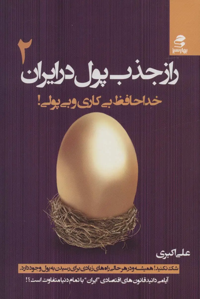 جلد کتاب راز جذب پول در ایران 2 (خداحافظ بی کاری و بی پولی!)