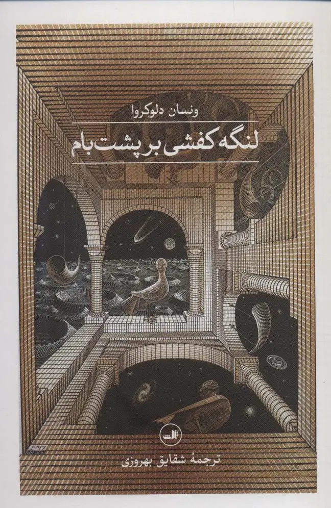 جلد کتاب لنگه کفشی بر پشت بام