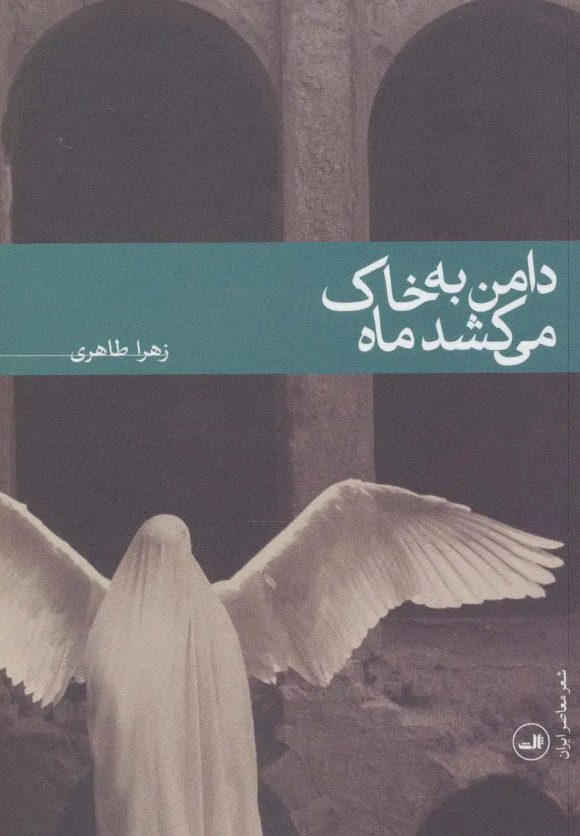 جلد کتاب دامن به خاک می کشد ماه (شعر معاصر ایران)