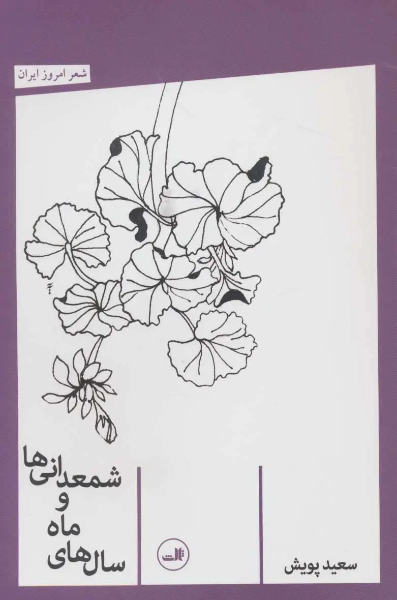جلد کتاب سال های ماه و شمعدانی ها (شعر امروز ایران)