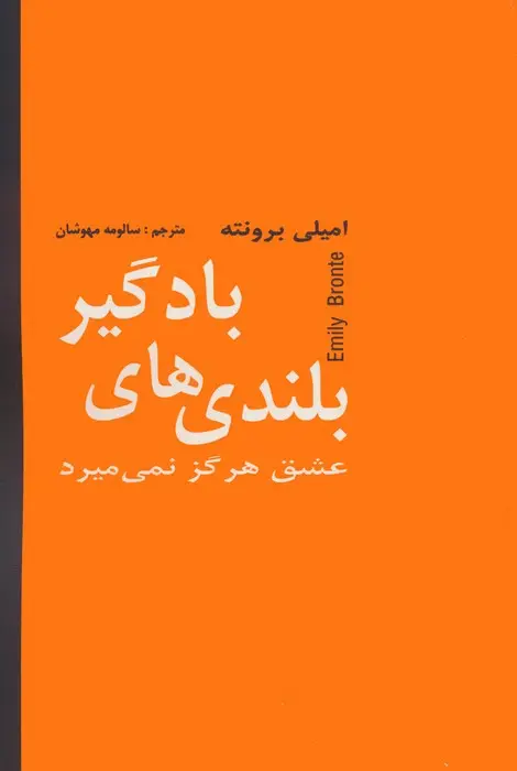 جلد کتاب بلندی های بادگیر (عشق هرگز نمی میرد)