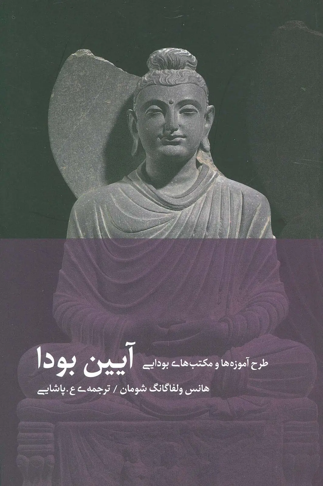 جلد کتاب آیین بودا (طرح آموزه ها و مکتب های بودایی)