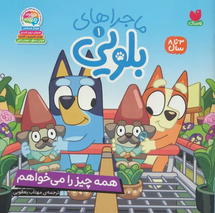 جلد کتاب ماجراهای بلویی 1 (همه چیز را می خواهم)