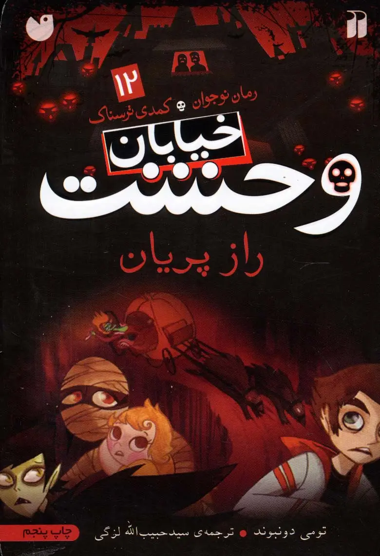 جلد کتاب خیابان وحشت12 (راز پریان)