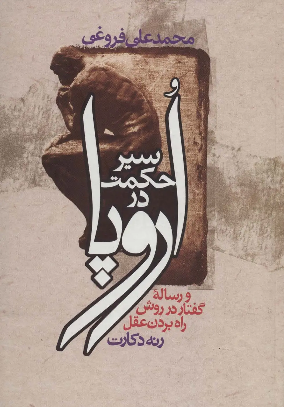 جلد کتاب سیر حکمت در اروپا (و رساله گفتار در روش راه بردن عقل)