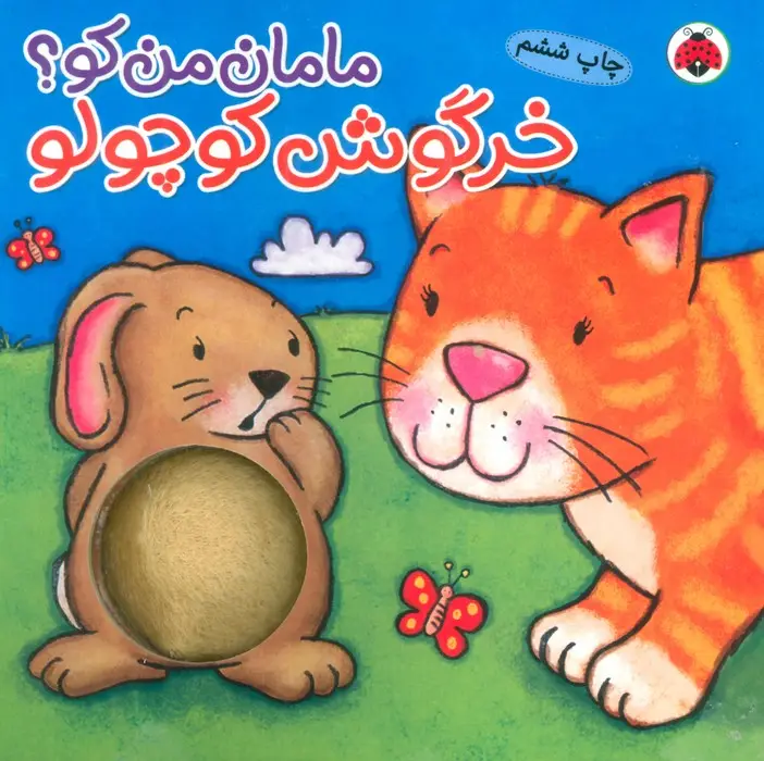 جلد کتاب مامان من کو؟ (خرگوش کوچولو)،(کتاب سوت دار)