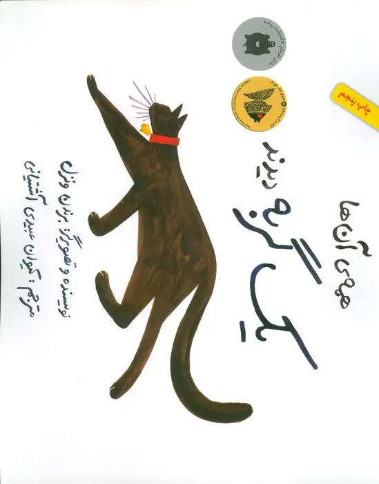 جلد کتاب همه ی آن ها یک گربه دیدند (گلاسه)
