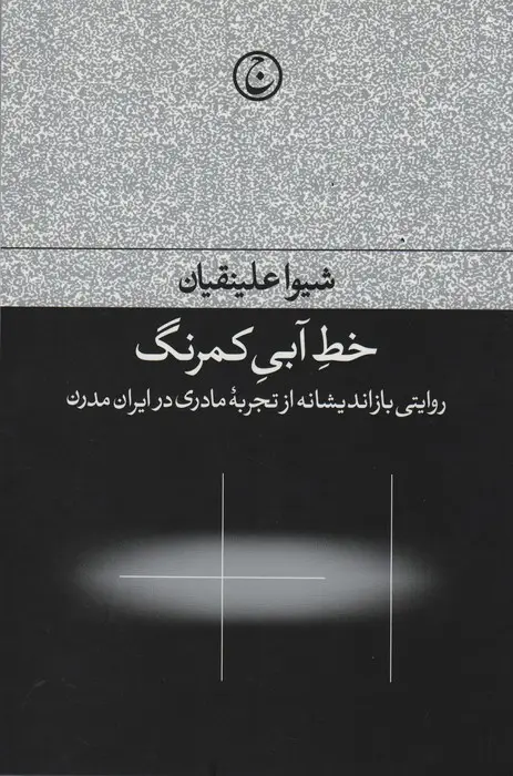جلد کتاب خط آبی کمرنگ (روایتی بازاندیشانه از تجربه مادری در ایران مدرن)