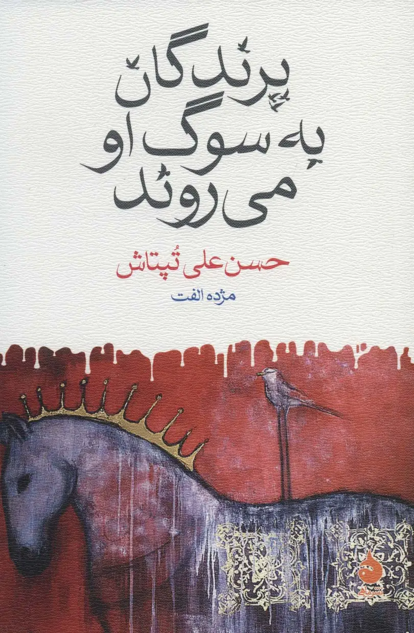 جلد کتاب پرندگان به سوگ او می روند