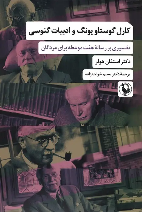 جلد کتاب کارل گوستاو یونگ و ادبیات گنوسی (تفسیری بر رساله هفت موعظه برای مردگان)