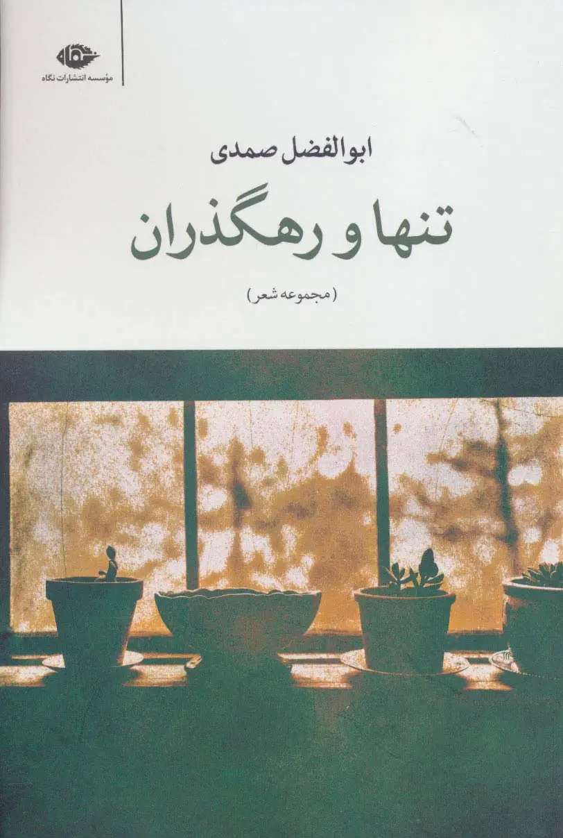 جلد کتاب تنها و رهگذران (مجموعه شعر)