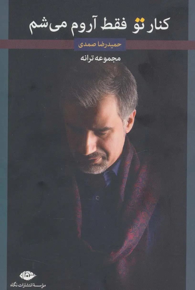 جلد کتاب کنار تو فقط آروم می شم (مجموعه ترانه)