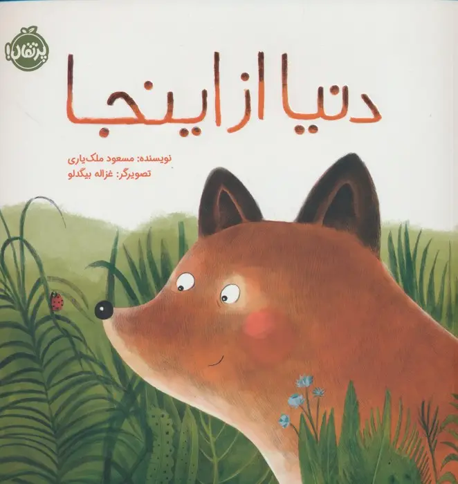 جلد کتاب دنیا از اینجا (گلاسه)