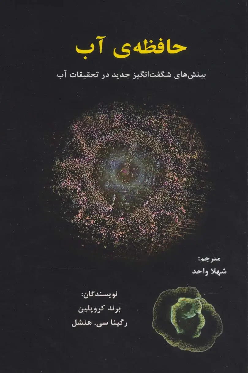 جلد کتاب حافظه ی آب (بینش های شگفت انگیز جدید در تحقیقات آب)