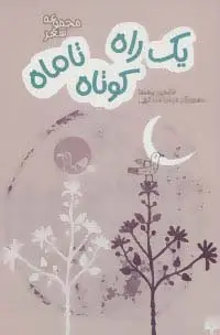 جلد کتاب یک راه کوتاه تا ماه (مجموعه شعر)