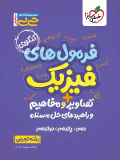جلد کتاب کتاب جیبی موضوعی فرمولهای فیزیک، تصاویر و مفاهیم تجربی