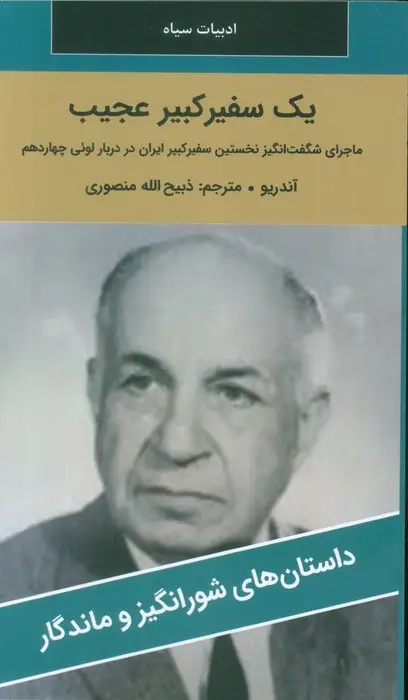 جلد کتاب یک سفیر کبیر عجیب