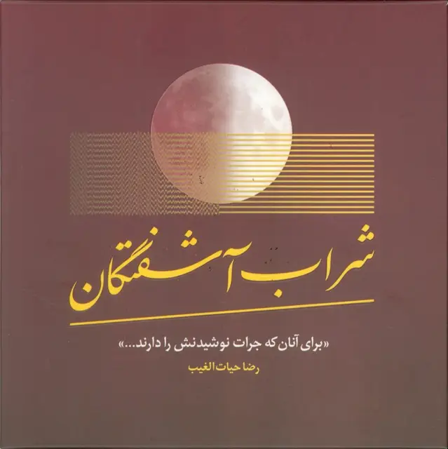 جلد کتاب شراب آشفتگان