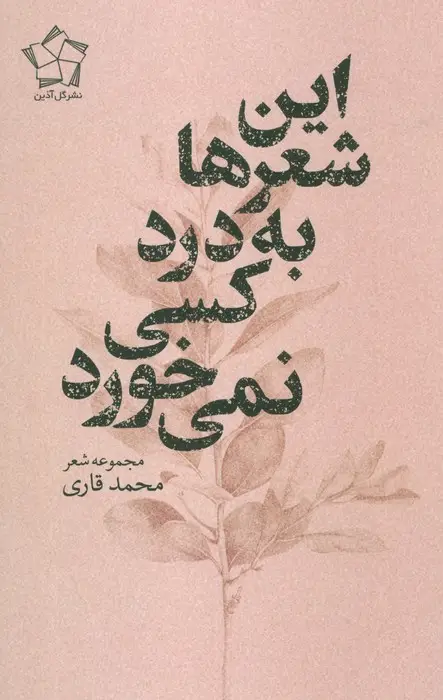 جلد کتاب این شعر ها به درد کسی نمی خورد