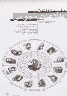 جلد کتاب دفتر یادداشت اطلاعات نجومی (سیمی)