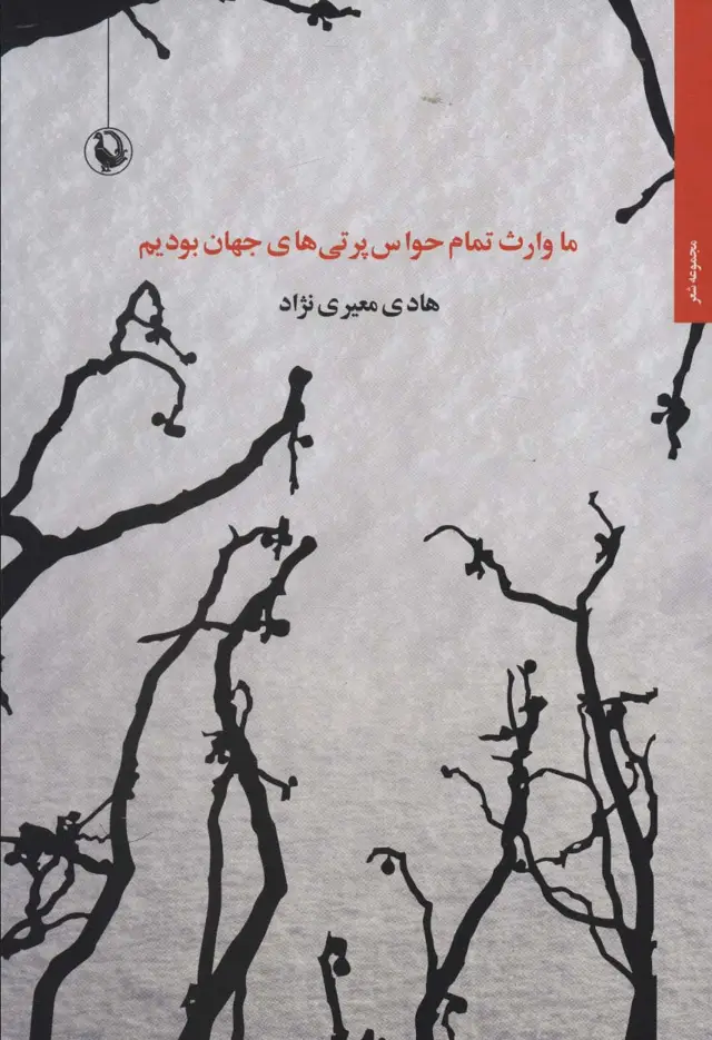 جلد کتاب ما وارث تمام حواس پرتی های جهان بودیم (مجموعه شعر)