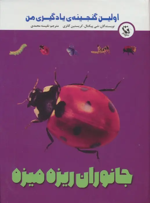 جلد کتاب اولین گنجینه ی یادگیری من (جانوران ریزه میزه)،(گلاسه)