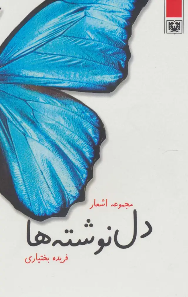 جلد کتاب دل نوشته ها (مجموعه اشعار)