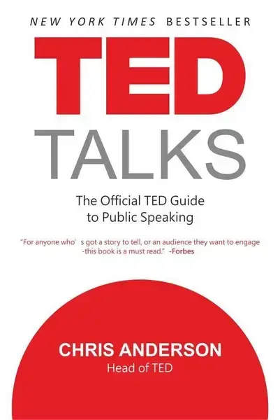 جلد کتاب اصول سخنرانی و فن بیان به روش تد TED Talks -زبان ما