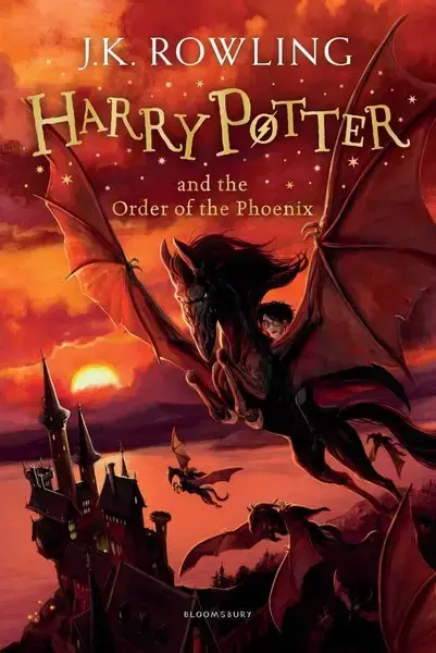جلد کتاب هری پاتر و محفل ققنوس Harry Potter 5 -زبان ما