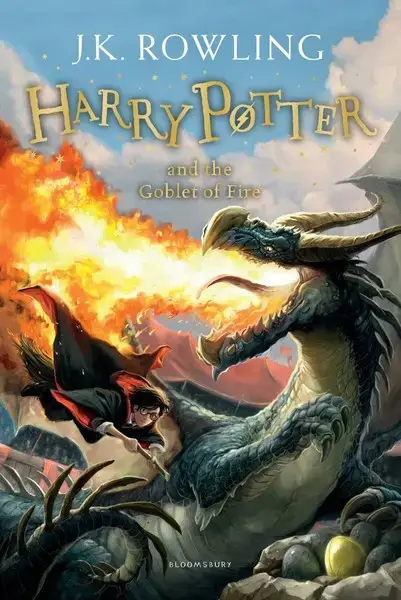 جلد کتاب هری پاتر و جام آتش Harry Potter 4 -زبان ما