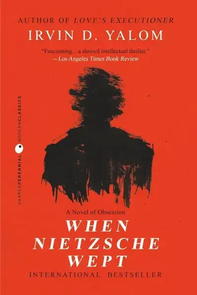 جلد کتاب وقتی نیچه گریست When Nietzsche Wept -زبان ما