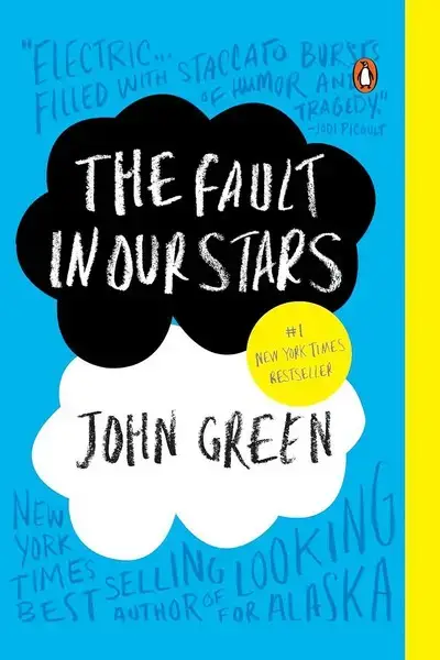 جلد کتاب نحسی ستاره های بخت ما The fault in our stars-زبان ما