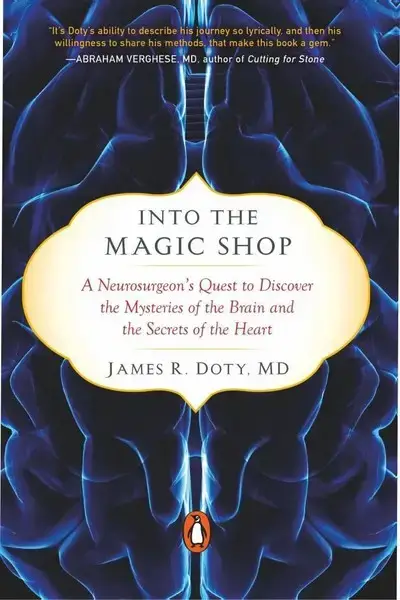 جلد کتاب مغازه جادویی -into the magic shop - زبان ما
