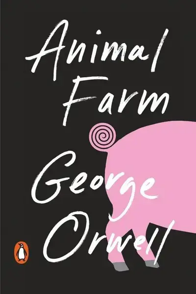 جلد کتاب مزرعه حیوانات Animal Farm -زبان ما