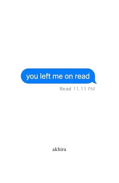 جلد کتاب سین زدی ولی جواب ندادی you left me on read -زبان ما