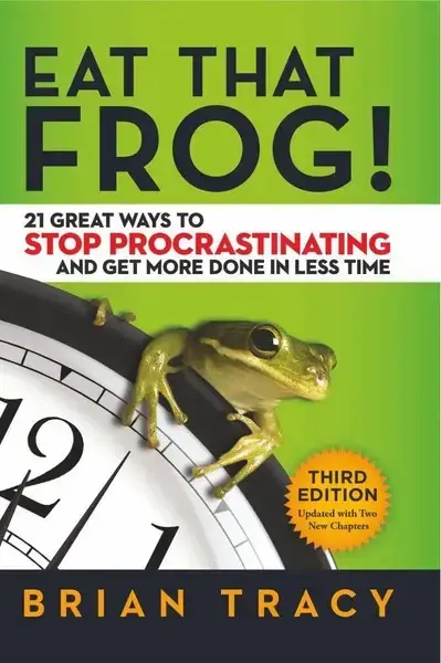 جلد کتاب قورباغه ات را قورت بده Eat That Frog -زبان ما