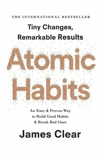 جلد کتاب عادت های اتمی atomic habits - زبان ما