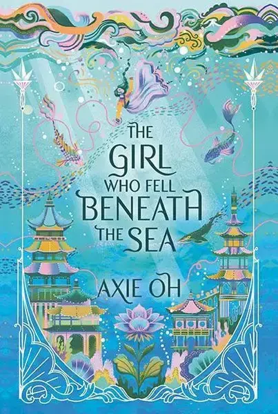 جلد کتاب دختری که به اعماق دریا افتاد The Girl Who Fell Beneath the sea -زبان ما