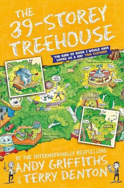 جلد کتاب خانه درختی 39طبقه the 39_storey treehouse -زبان ما