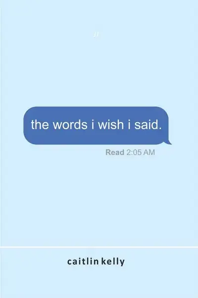 جلد کتاب حرف هایی که کاش میزدم the words i wish i said -زبان ما