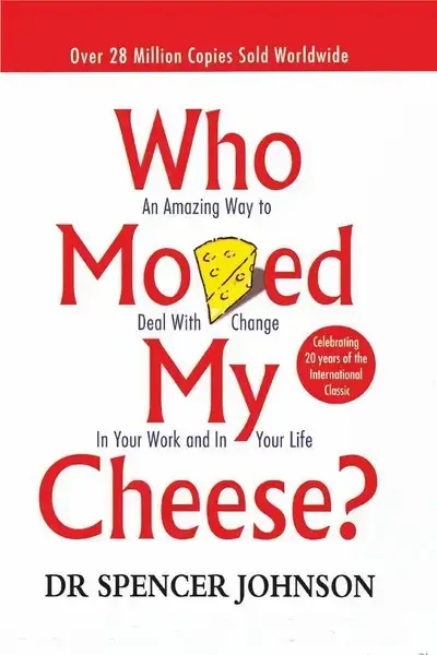 جلد کتاب چه کسی پنیر مرا جا به جا کرد؟ Who Moved My Cheese? -زبان ما