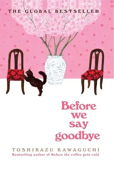 جلد کتاب پیش از آنکه خداحافظی کنیم before we say goodbye -زبان ما