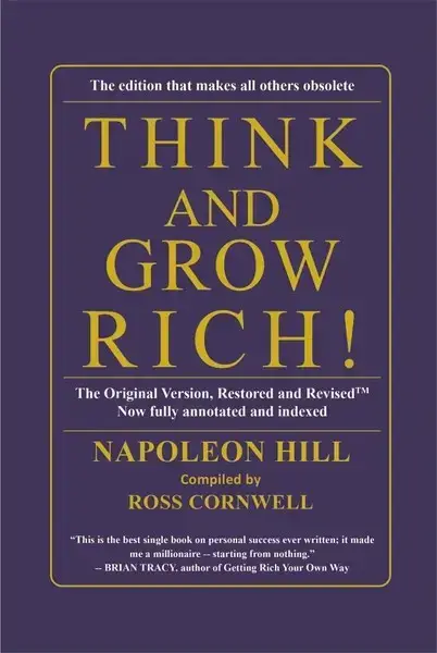 جلد کتاب بیندیشید و ثروتمند شوید Think and Grow Rich -زبان ما