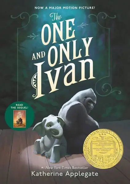 جلد کتاب ایوان منحصر به فرد -the one and only ivan-زبان ما
