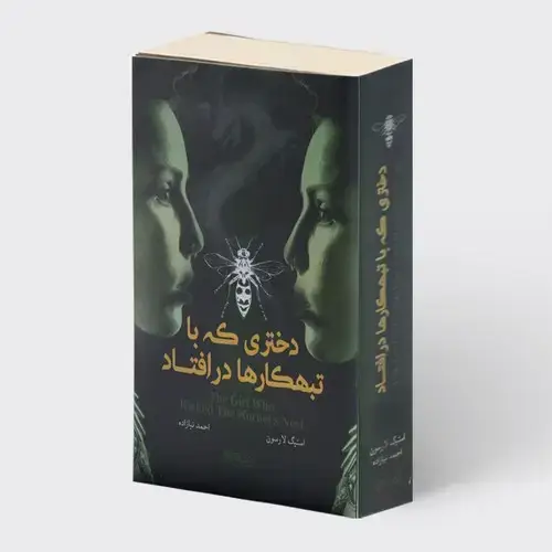 جلد کتاب دختری که با تبهکارها در افتاد
