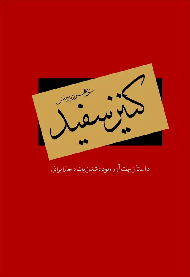 جلد کتاب کنیز سفید (داستان بهت آور ربوده شدن یک دختر ایرانی)